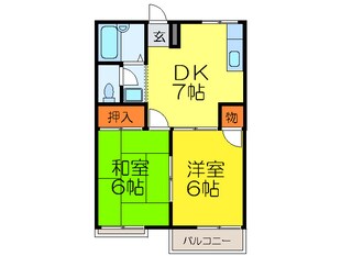 太子堂ホームズの物件間取画像